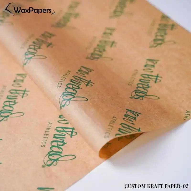 Custom kraft paper with logo