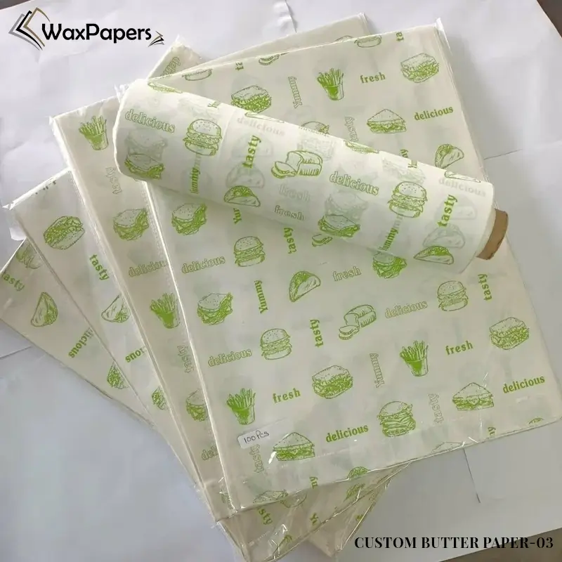 Custom butter paper online