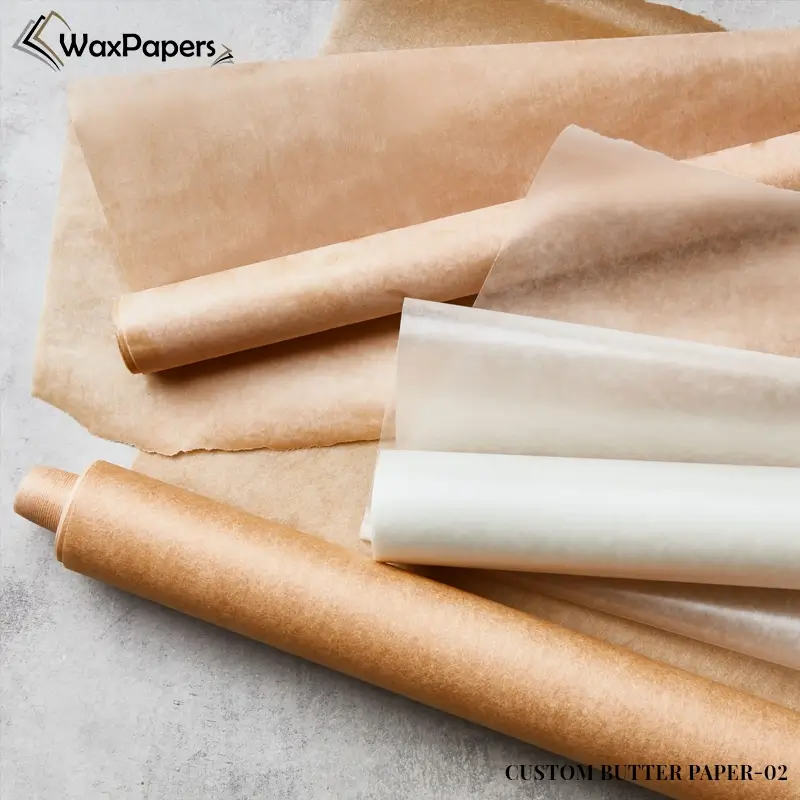 Custom butter paper with logo
