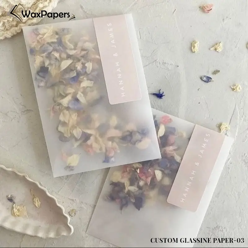 Custom glassine paper wholesale