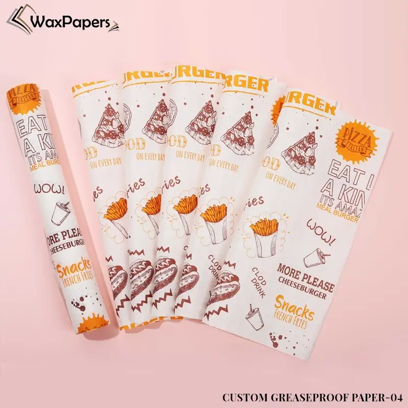 Custom greaseproof paper wholesale