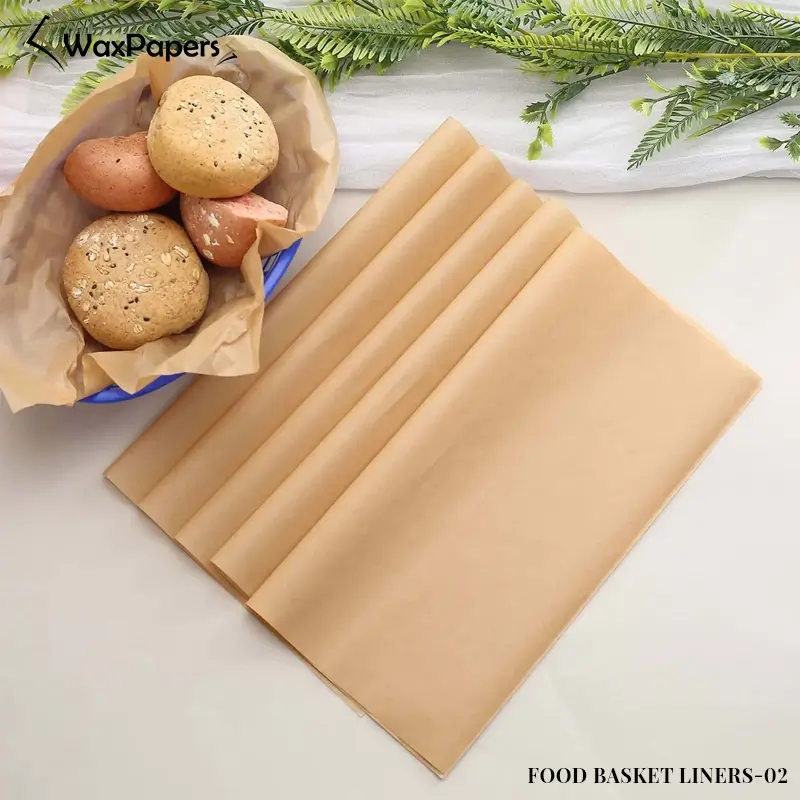 Custom food basket liners cheap